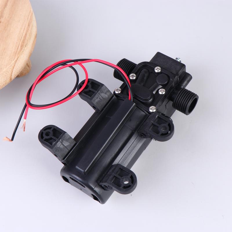 Мини-электрический мембранный насос 120Psi 60W 5 л/мин Высокое давление DC 12V Самовсасывающий для стиральной машины, мойки, опрыскивания