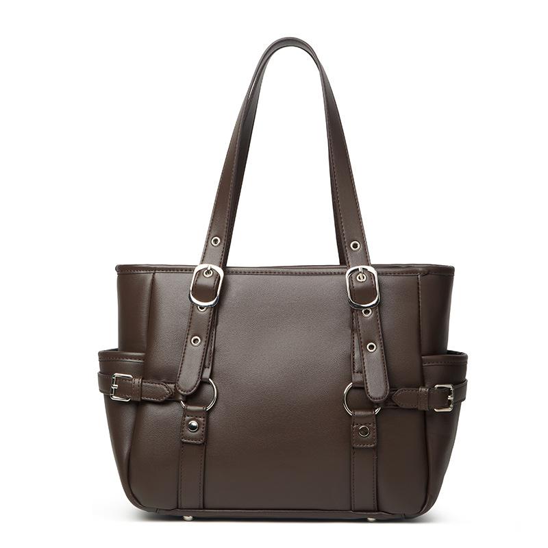 Fashion High Sense Large Capacity Simple Women'S Bag New Commuter Fashion Versatile Portable Shoulder Bag