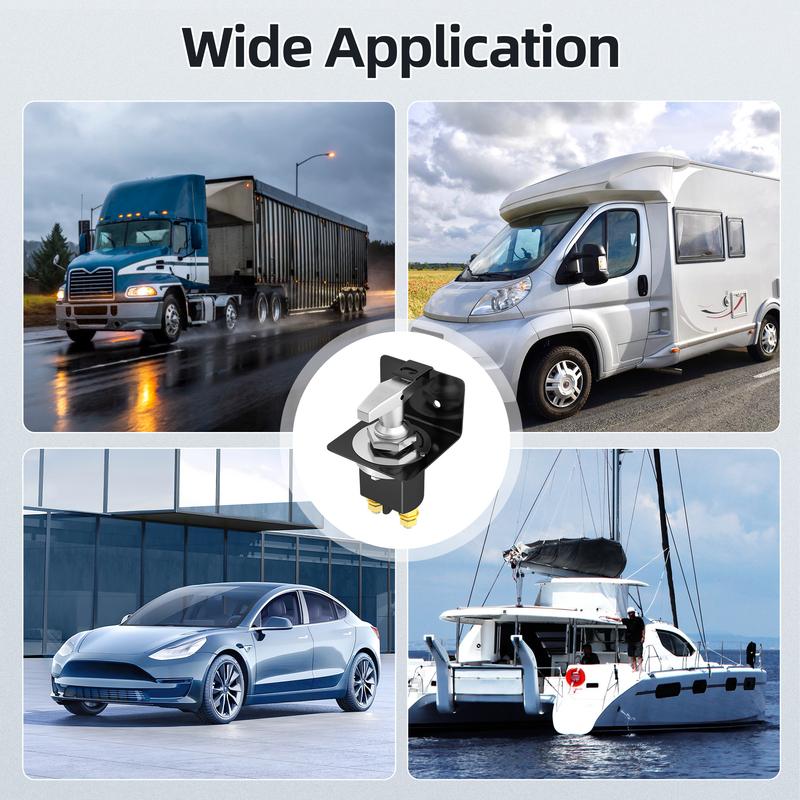 500A Battery Disconnect Switch 12V 36V Heavy Duty Battery Kill Switch High Current Cut Off Switch Fix Handle Isolator for Truck