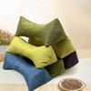 Natural Buckwheat Hull Cervical Pillow - Triangular Traction & Stretching Neck Support Pillow for Fatigue Relief & Wellness