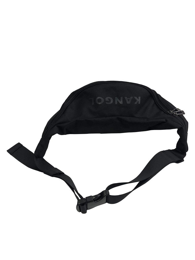 Поясная сумка поясная сумка кроссбоди унисекс [Kangol] (ЧЕРНЫЙ×ЧЕРНЫЙ)