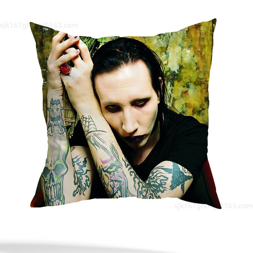 M-Marilyn Manson наволочка для подушки наволочка для диванной подушки в гостиной наволочка для подушки на кровать в спальне домашний декор