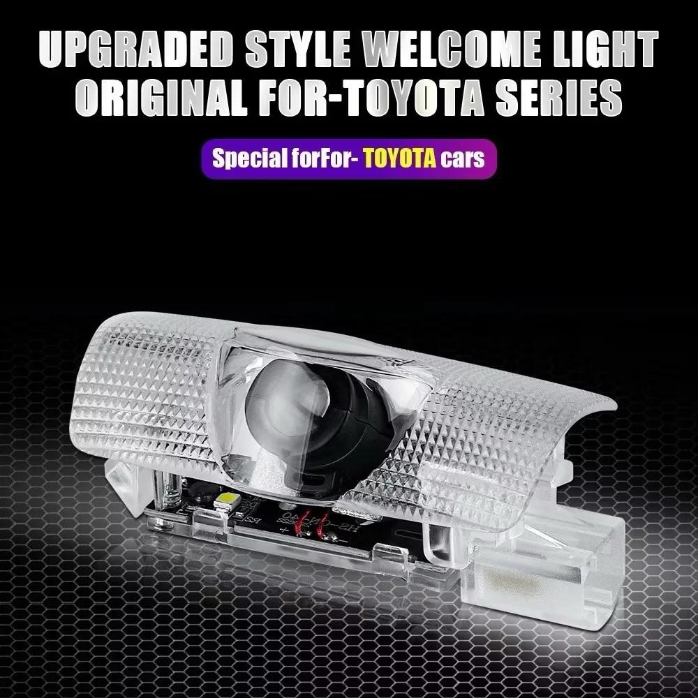 Для Toyota Camry 40 50 55 70 V40 V50 V55 V70 XV40 XV50 XV55 XV70 2 шт. Автомобильные световые знаки двери, проекционная лампа приветствия на дверь