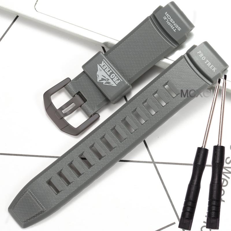 Запасной ремешок PRG-200 Подходит для часов Casio PRG-200 PRG280/550 PRW-3510Y Мужские смоляные спортивные аксессуары для часов