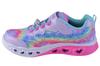 Skechers Кроссовки Flutter Heart Lights-Groovy Swirl для девочки розовые