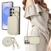 Кошелек-чехол через плечо для Samsung Galaxy S23/S22/S21/S20 Ultra/S10 Plus/Note 10/Note 20 Ultra, Чехол-книжка на молнии с отделениями для карт