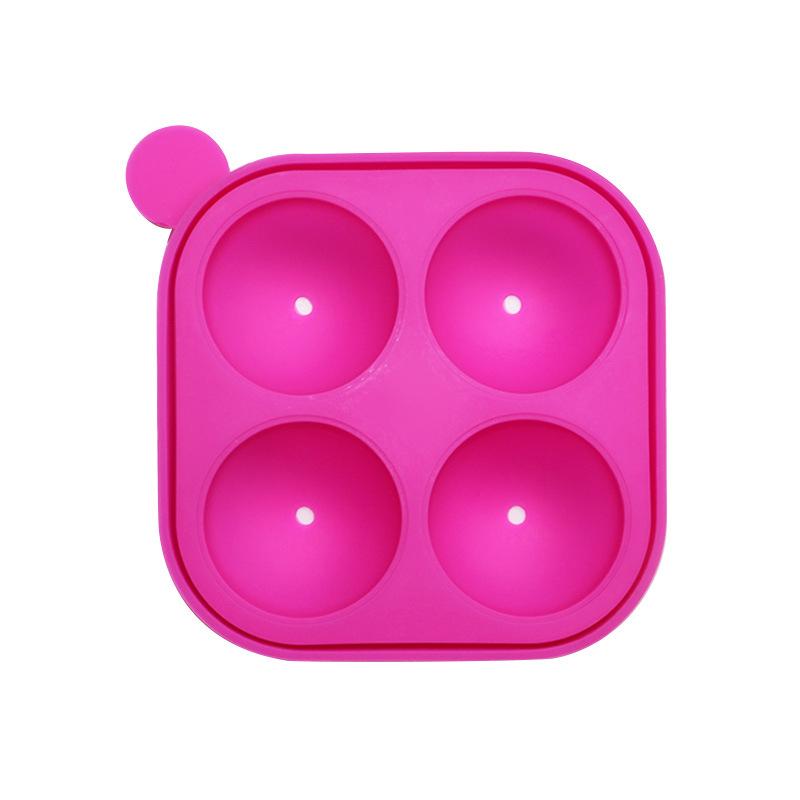 Форма для леденцов с 4 отверстиями и 4 палочками, круглая сферическая силиконовая форма для шоколадного торта, сделай сам, для выпечки
