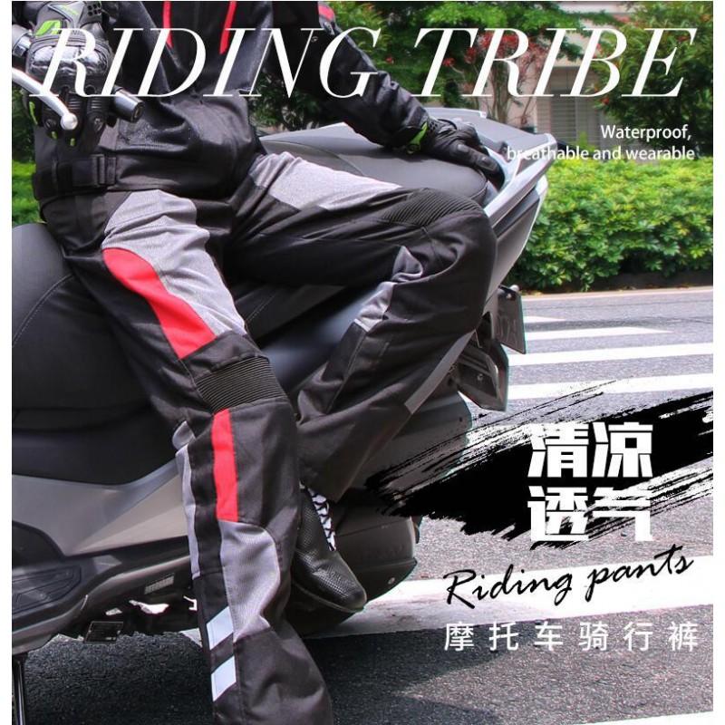 Mens Winter Motorcycle Riding Pants Waterproof Breathable Crash Protection Off-Road Racing Trousers All