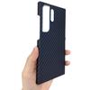 Применимо к чехлу для мобильного телефона Samsung S24Ultra ультратонкий нано-Кевлар текстура углеродного волокна s23plus всесторонний жесткий