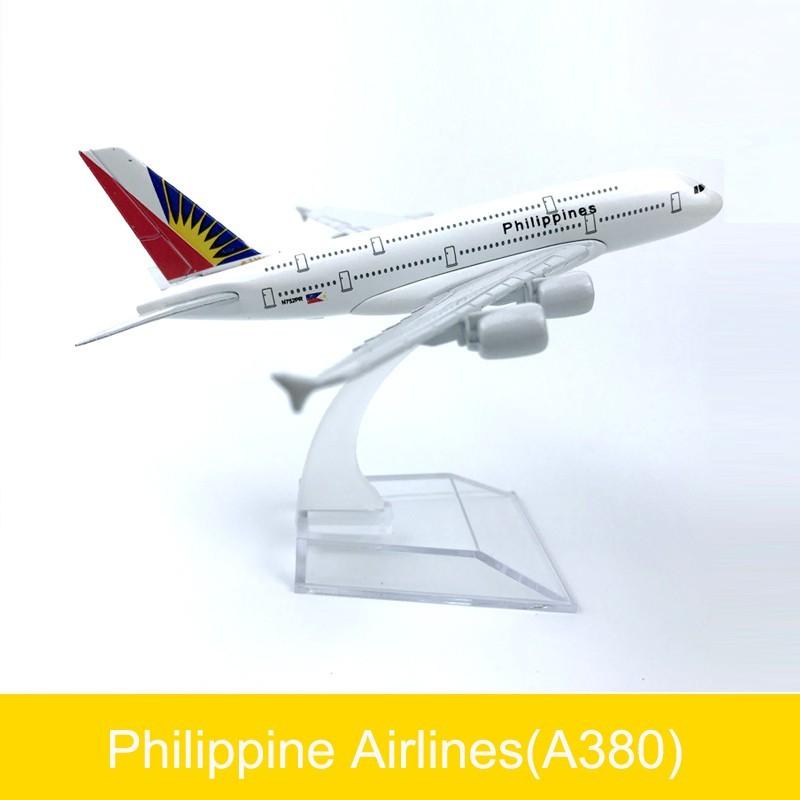 Литая под давлением металлическая модель самолета 1/400 Philippine Airlines A320 Airbus A380 Boeing B737 B777 B787