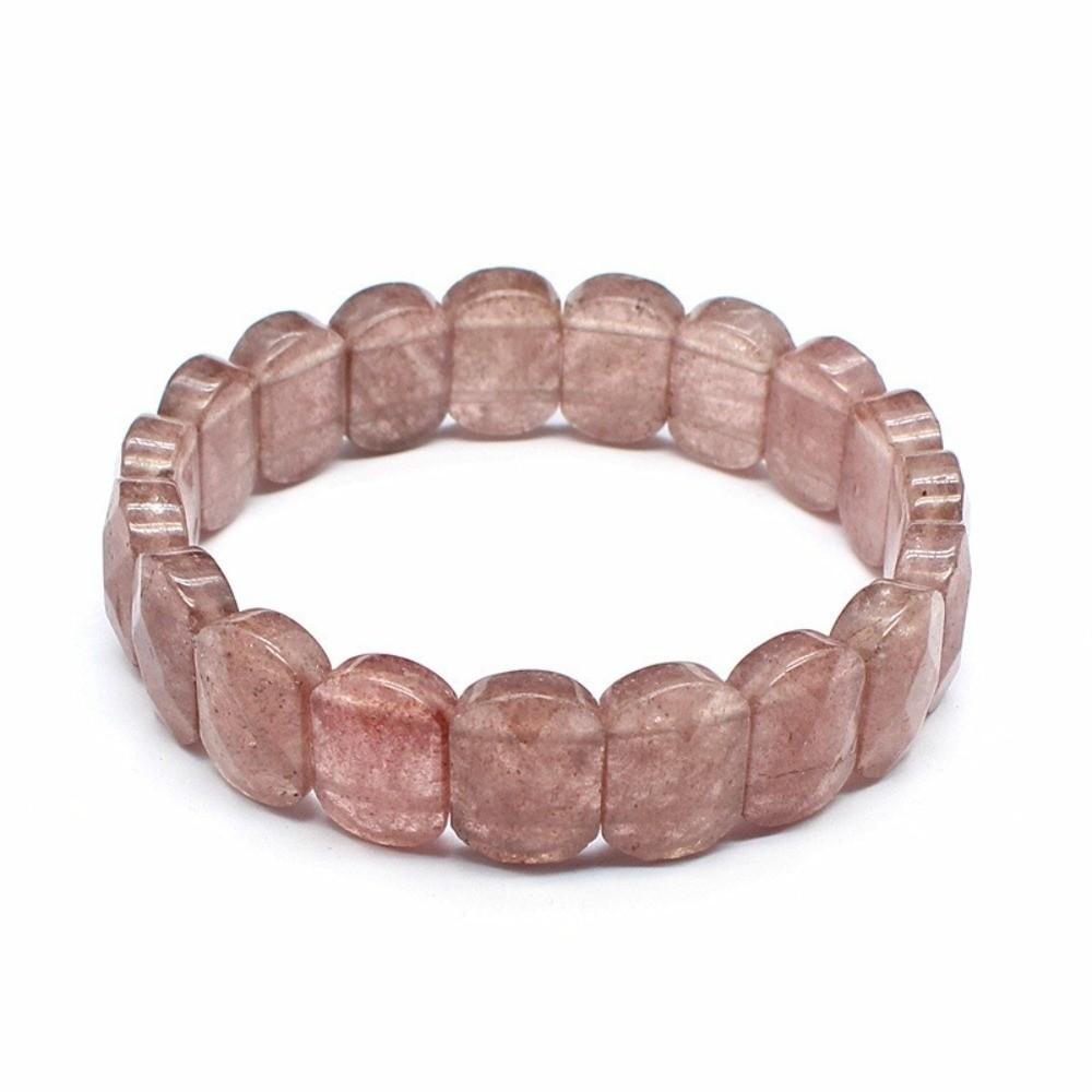 Square Beads Crystal Jewelry Multi-faceted Beads Fashionable Bracelet Women's Jewelry
