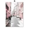 Paris Tower Peony Morocco Door Sexy Girls Wall Art Canvas Painting Nordic Posters And Prints Wall Pictures For Living Room Decor