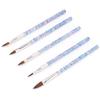 5pcs Nail Painting Drawing Brush Home Salon Portable DIY Nylon Hair Nail Art Brush Set