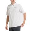 Move Sports Descente SUNSCREEN Mini Pique Polo Short Cooling UV Moisture Quick WH00 Men's Shirt, Sleeve, All-Over Graphic, Function, Stretch,