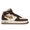 Air Force 1 Mid Brown Plaid Men кроссовки Pale-Ivory Cacao-Wow Pink-Bloom DV0792-100