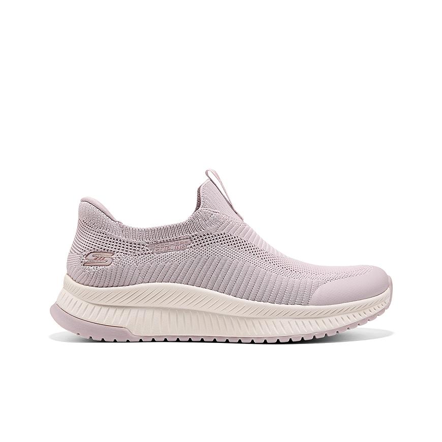 Skechers Bobs Sport Удобные Универсальные Прочные Дышащие Упругие Низкие Походные Кроссовки Женская кроссовка Сиреневый 117745-LIL