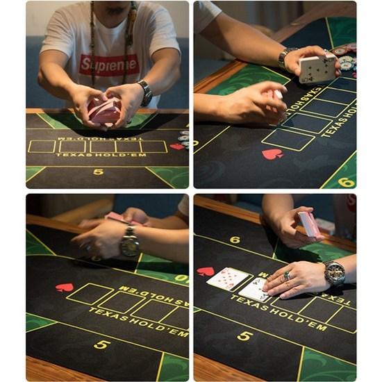 Коврик для покера Hold'em Mat 2 типа – Синий Зеленый / Части настольной игры, популярная корейская игра