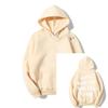 Autumn new assc printed letter hooded sleeve thread sweater men's couple outfit
