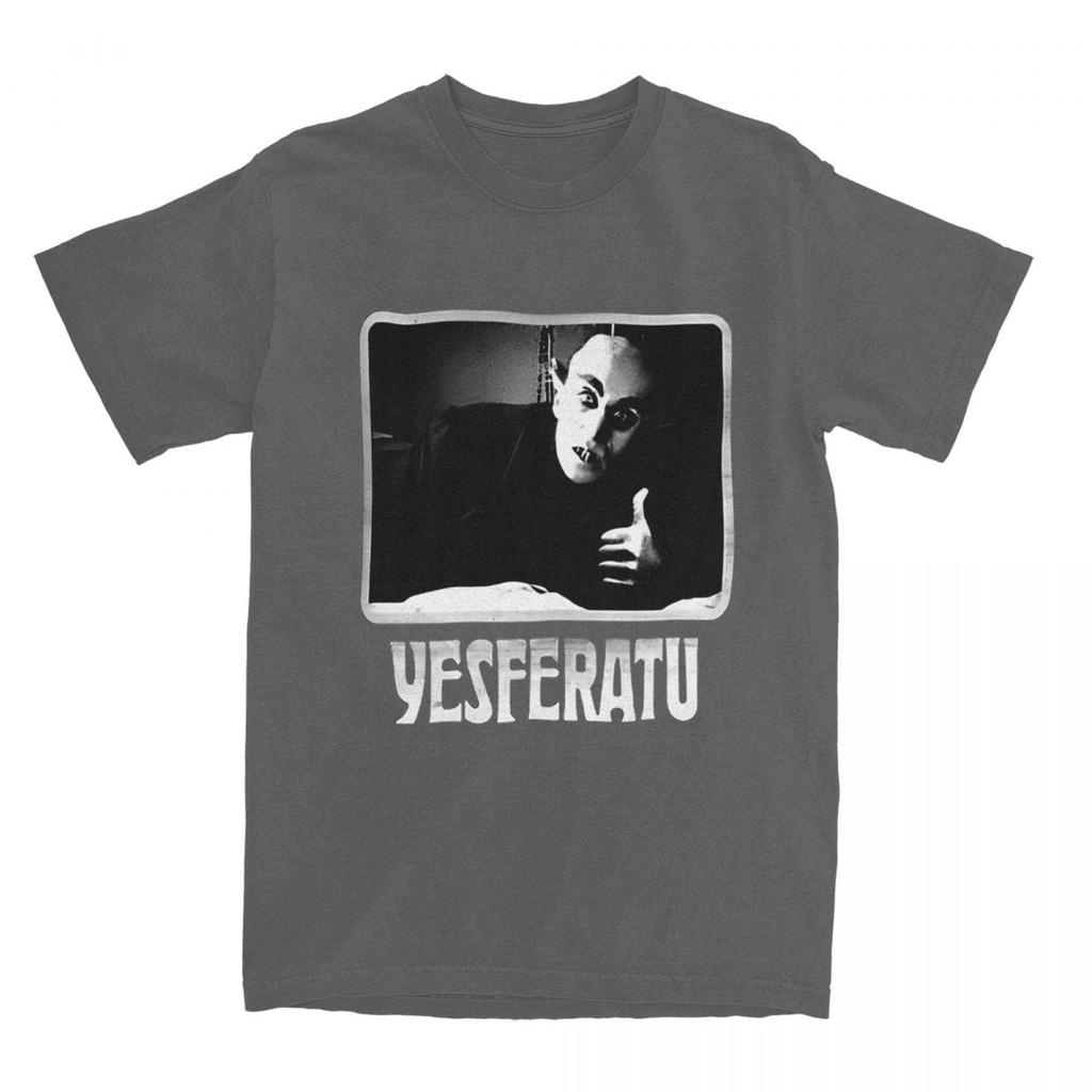 Футболка Haikyuu Yesferatu Смешной Носферату Позитивный Гот Любитель Хоррора Хлопковые Футболки Рубашка для Мужчин С коротким Рукавом Топы