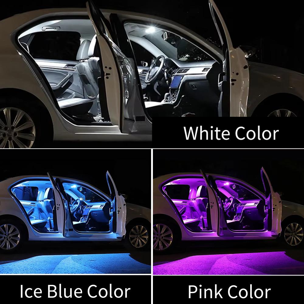 For Toyota Previa Estima ACR30 ACR50 2000-2019 9PCS 12V Car LED Bulb Interior Reading Lamp Door Light Trunks Light Accessories