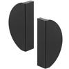 2pcs Half Round Cabinet Pulls 50Mm Easy Install For Kitchen Cupboard Wardrobe Drawer Furniture Door Handles Hardware Fittings