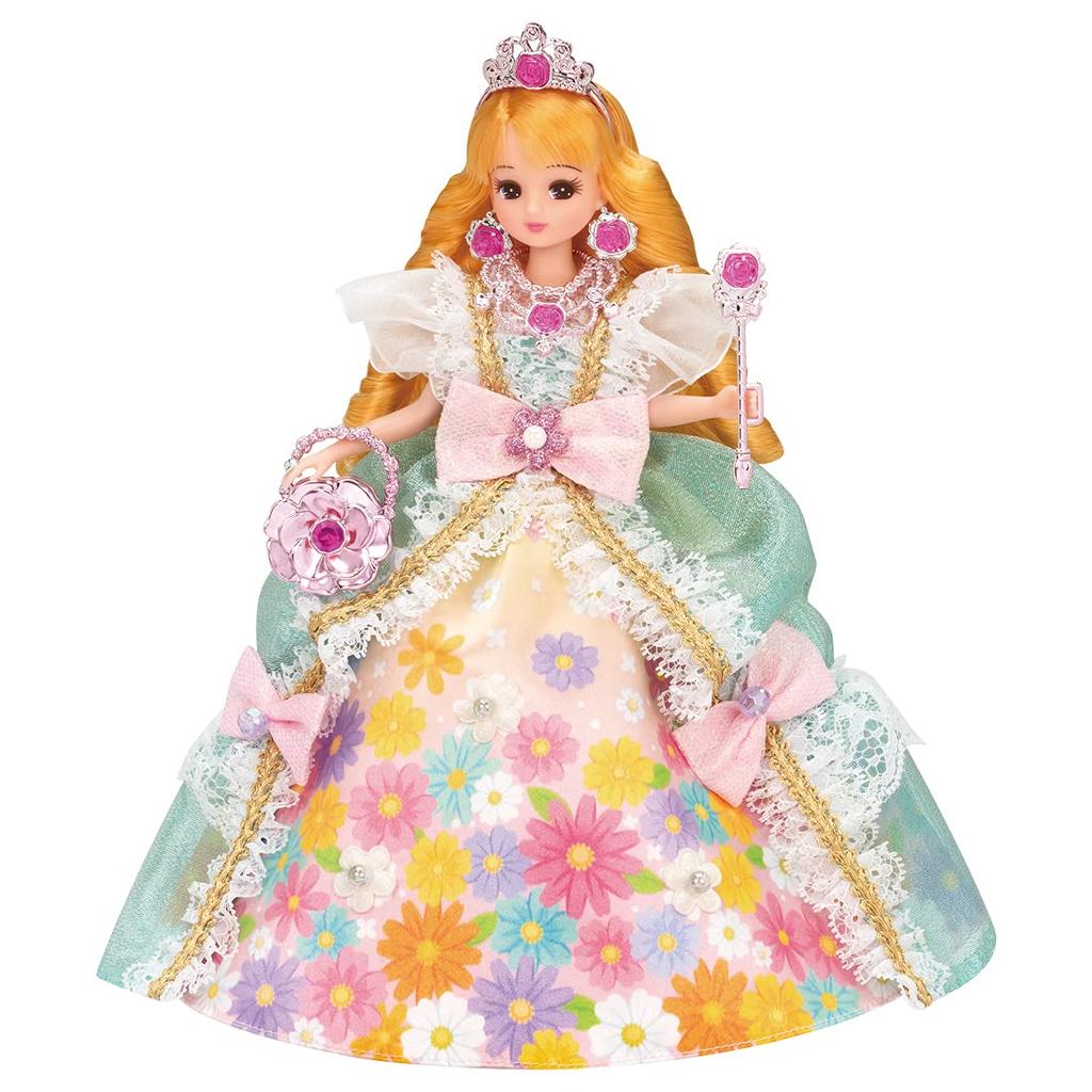 TAKARA TOMY Платье Мечтающая принцесса Цветочный сад Кукла Игрушка для детей от 3 лет Соответствует стандартам безопасности игрушек Сертификация ST Mark Licca TAKARA TOMY