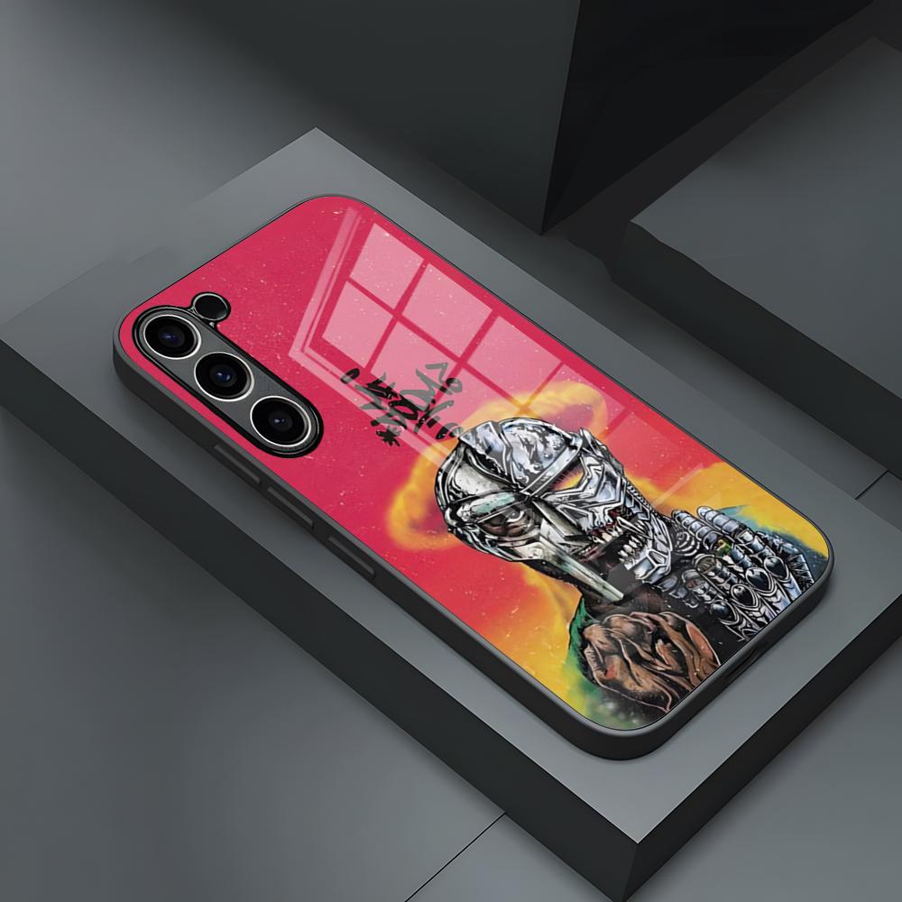 Чехол для телефона M-MF Rapper D-DOOM для S23 Samsung S26 S24 S25 Ultra S22 S20 Fe S21 Plus A54 A34 A53 A16 Стеклянная крышка