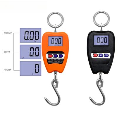 200кг/440фунтов Крановые весы Цифровые промышленные подвесные весы Сверхмощные весы с подвесным крюком Нержавеющая сталь Взвешивание В помещении и на улице