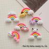 Популярные Радужные DIY Аксессуары из Смолы с Персонажами Sanrio: Заколки для волос, Наклейки на чехол телефона, Декор для стакана для воды