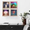 5D Diamond Painting Scenery Moon Round Drill Full Drill Inverted Tree Diy Cross Stitch Tree Inverted Decoration Painting 30*30 In Stock