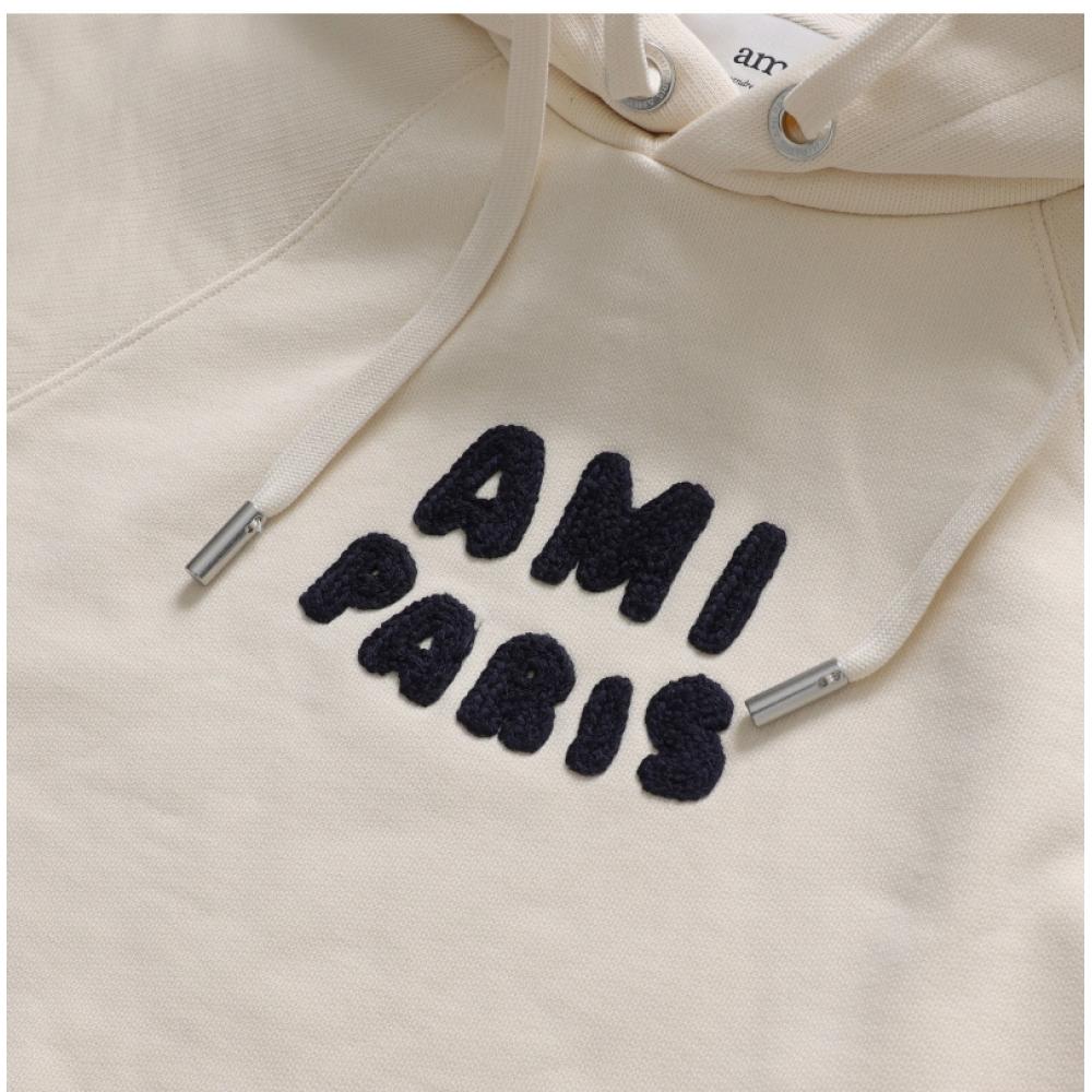 Ami Croche Logo Unisex Hoodie Usw275