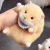 Новые Товары Милый Золотой Медведь Маленький Хомяк Плюшевая Игрушка Мультяшный Милый Домашний Животный Брелок Подвеска на Сумку Стиль Девочки Для Хороших Друзей