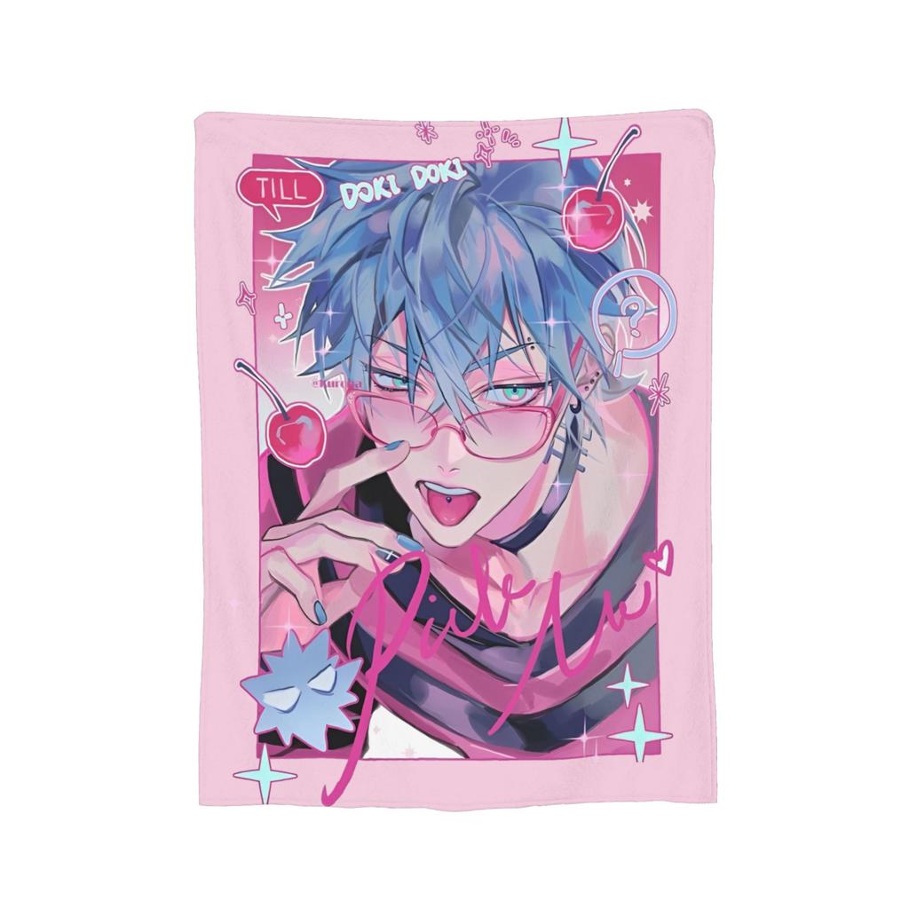 Инопланетная сцена Аниме Плед Фланелевый Мизи Суа Тилл Иван Хюна Лука Легкий Накидной Плед для Путешествий на Самолете Постель Коврик