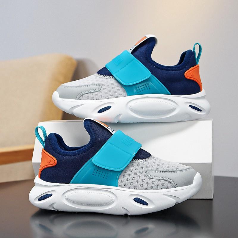 Youth style shoes Boys Breathable Mesh Running Shoes Lightweight Sport Sneakers Kids Outdoor Indoor Use