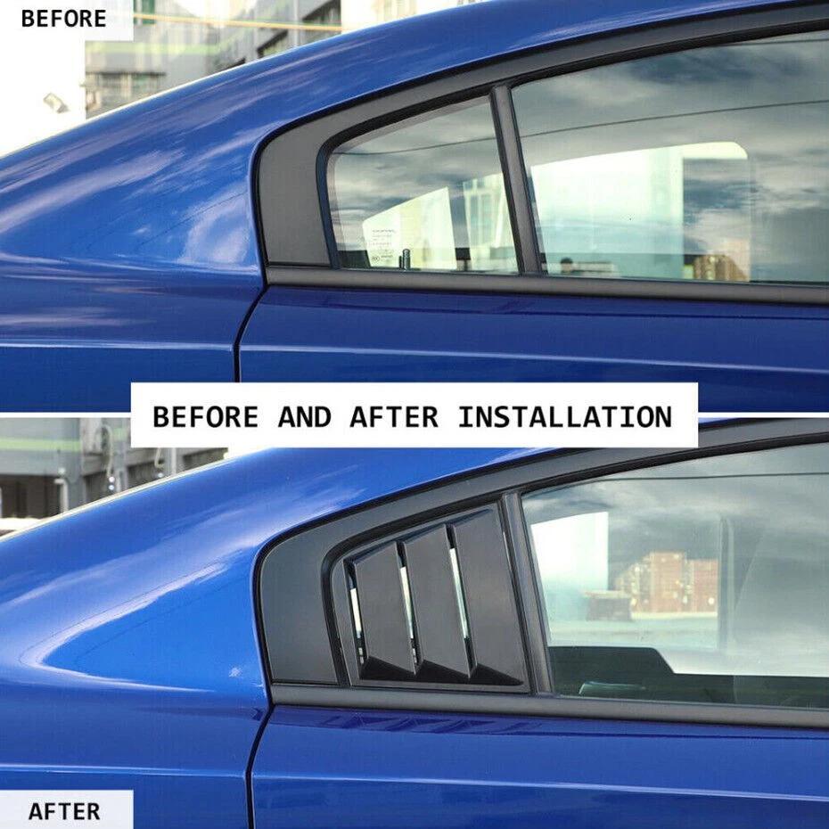 Декоративные жалюзи на заднее стекло автомобиля для Dodge Charger 2015-2025, накладка-жалюзи, наклейка, аксессуары для экстерьера автомобиля