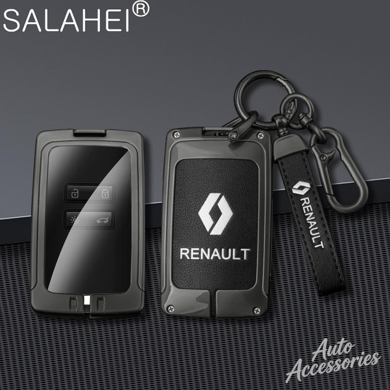 Alloy Car Key Case For Renault Megane Grand Scenic Kadjar Laguna Koleos Fluence Talisman Espace Dacia Sandero Protection Shell LL60
