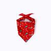 Pet Dog Cat Christmas Bandana Scarf With Felt Star Hat Set - Cotton Holiday Accessory Small Medium Pets