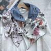 Двусторонний шелковый платок 100% Новый дизайн Бренд Квадратный платок Женский шарф Хиджаб Платок Бандана Ручная подгибка Цветовое сочетание