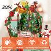 Personalized Xmas Blessing Cards Pop Up Christmas Card with Envelope And Note Card, Merry Creative Paper Craft Greeting Holiday for New Year,