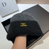 Сяосянфэн Французская Двухцветная Утепленная Теплая Шерстяная Шапка В Стиле Хёны Контрастного Цвета Шерстяная Смесь Вязаная Шапка