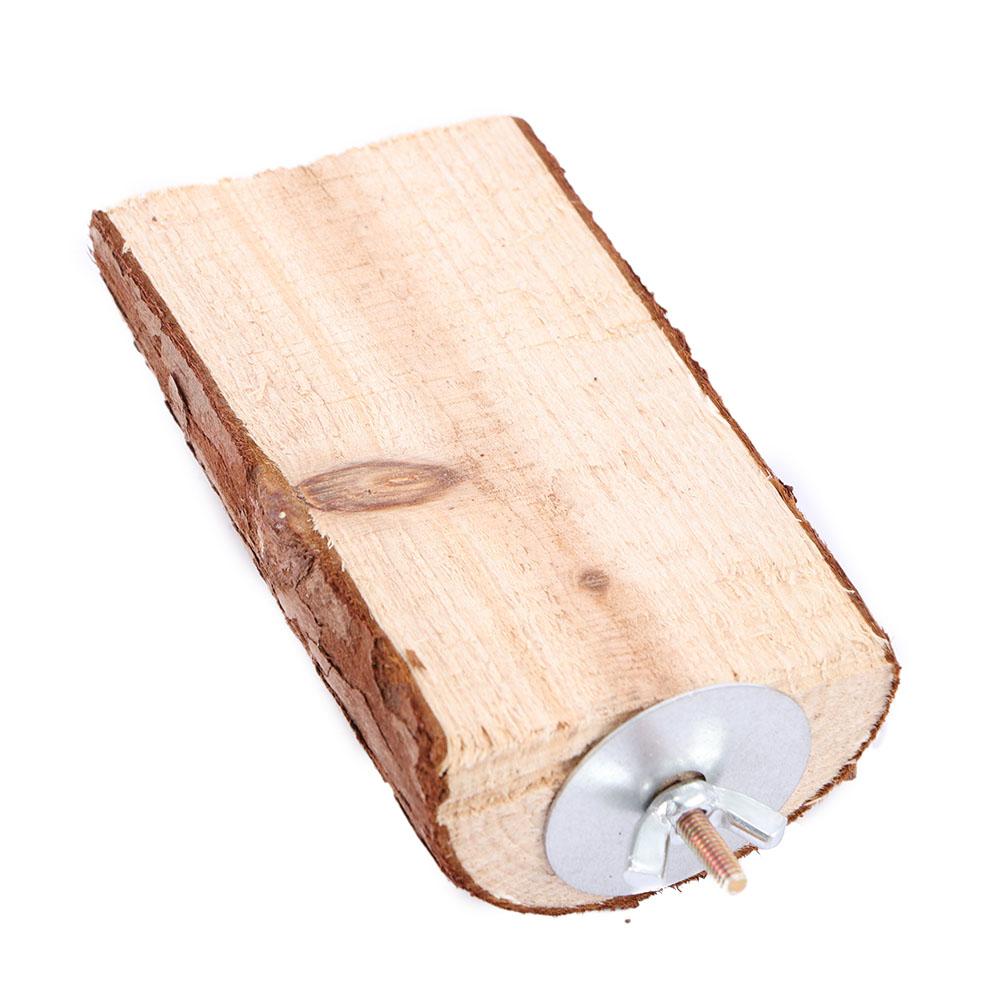 Natural Budgie Cage Bird Toy Parrot Stand Platform Perches