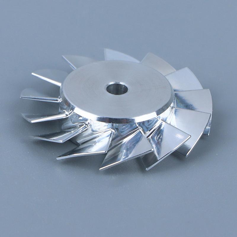 1PCS Hair Dryer Parts 27mm Fan Blade Impeller CNC Machined High Precision Aluminium Impeller Repair Accessory