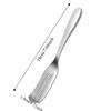 2pcs 316 Stainless Steel Dumpling Filling Spoon Non-slip Bread Butter Spatula  Cooking