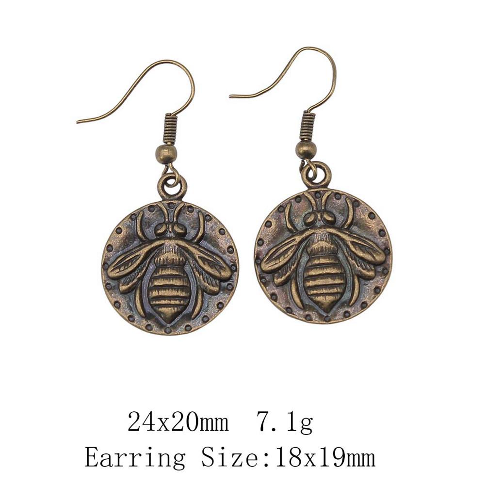 Подарки для женщин Серьги-клипсы в виде пчелиных сот, серьги-подвески и висячие серьги, женская одежда, милые серьги