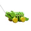 Plant Toys Dancing Alligator Wooden Pull Toy Crocodile Toy Unique Movement Light Sound Walking Practice CE Marked Educational Toy Toy