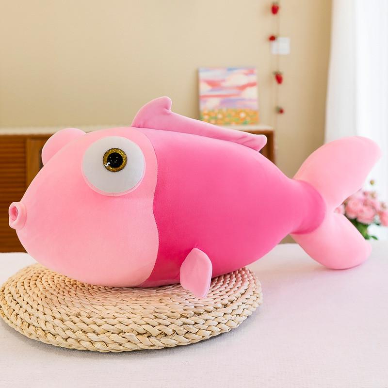 Goldfish Bubble Large Carp Plush Toy Cute Cartoon Girl Decoration Gift Doll