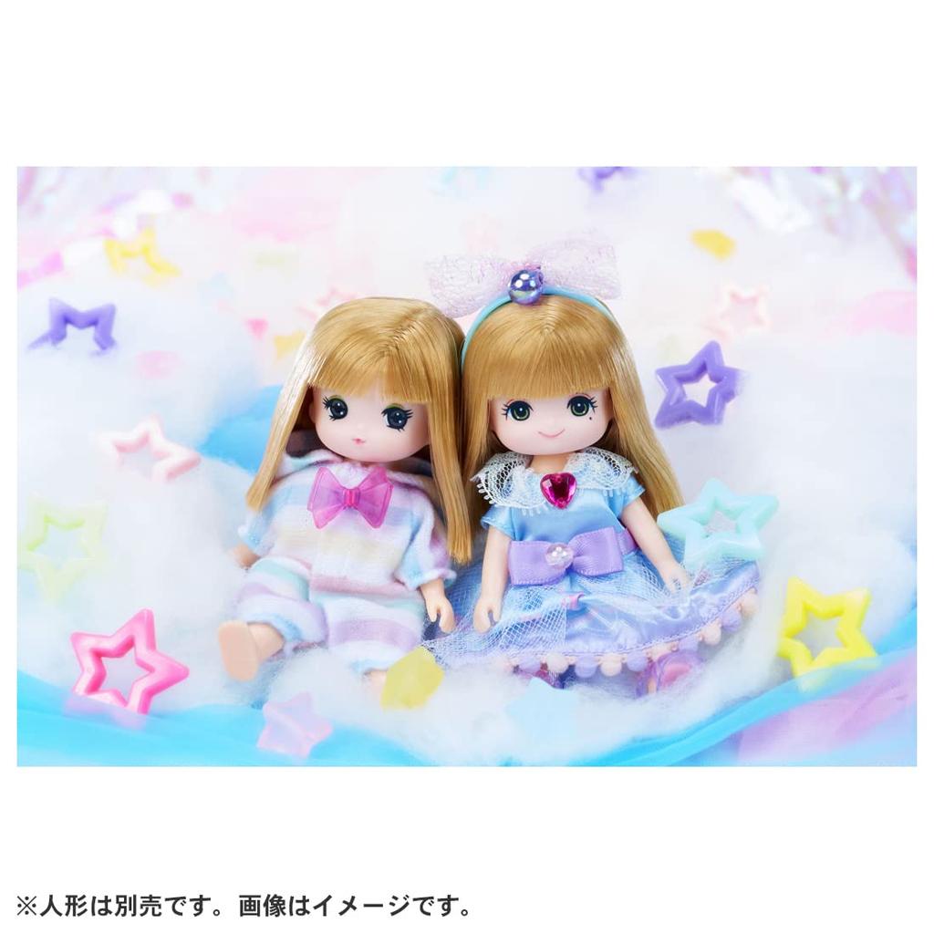 Takara Tomy Dress Miki Maki Dress Dreamy Dress Toy for Pretend Play 3 and Licca-chan LW-21 & Set & Pajamas, Dress-up (Ages up)