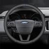 38 см кожаная накладка на руль автомобиля для Ford Ranger Fiesta Escape Ecosport Focus F-150 Mustang Mondeo Road Driver Smax Fusion