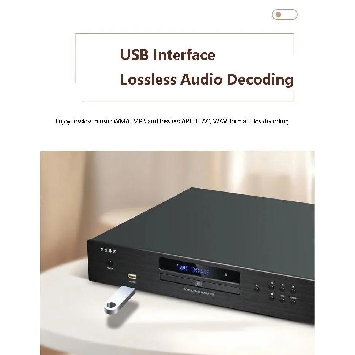 HiFiAMP Профессиональный CD-плеер MCD30/E25 Беспроводной Bluetooth 5.0 USB Lossless Аудио Декодирование DTS Домашний HiFi CD Музыкальный Плеер