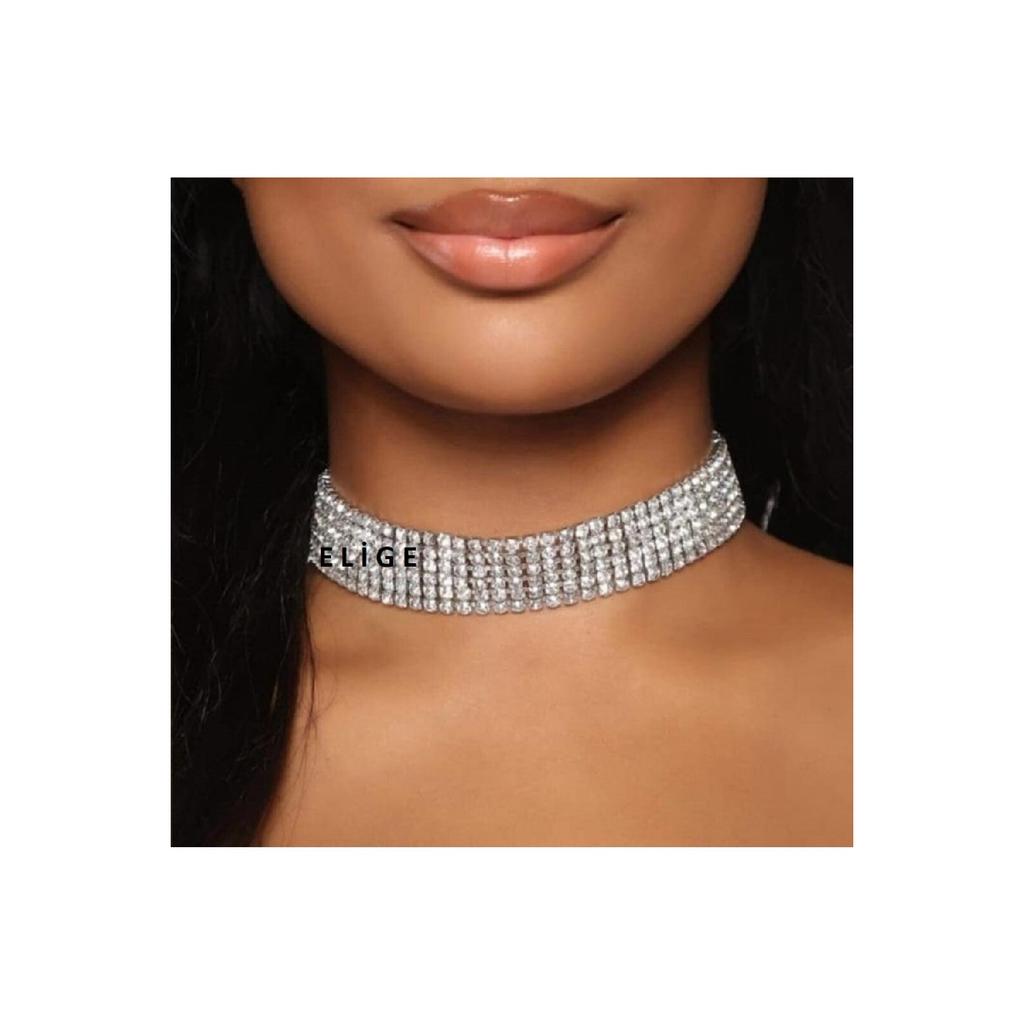 Ожерелье-чокер Row Stone - 6 рядов